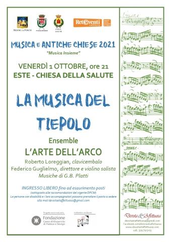 Musica e Antiche Chiese: "La musica del Tiepolo" venerdì 1 ottobre