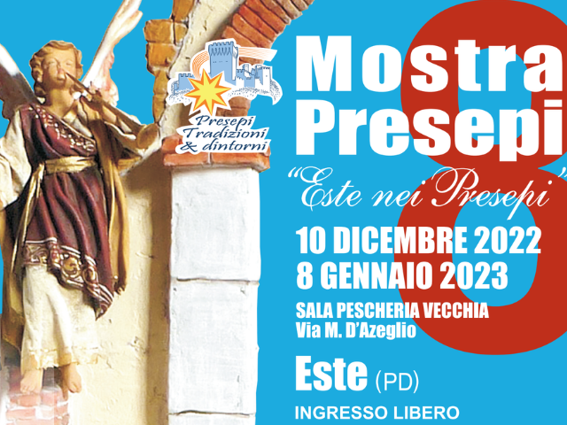 "Este nei Presepi" 2022 - dal 10 dicembre all'8 gennaio in Sala Pescheria