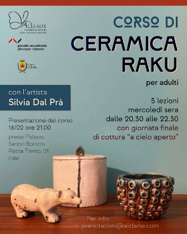 Ceramica Raku: un nuovo corso alla Piccola Accademia di Alidarte