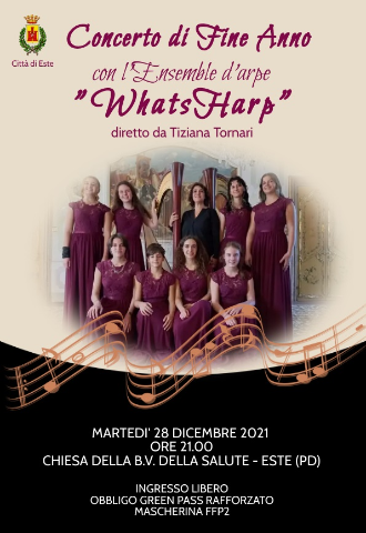 "WhatsHarp" - Concerto di Fine Anno alla Chiesa della Salute - 28 dicembre