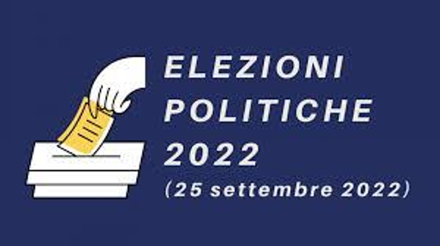 Elezioni politiche di domenica 25 settembre 2022. Opzione voto in Italia per gli AIRE